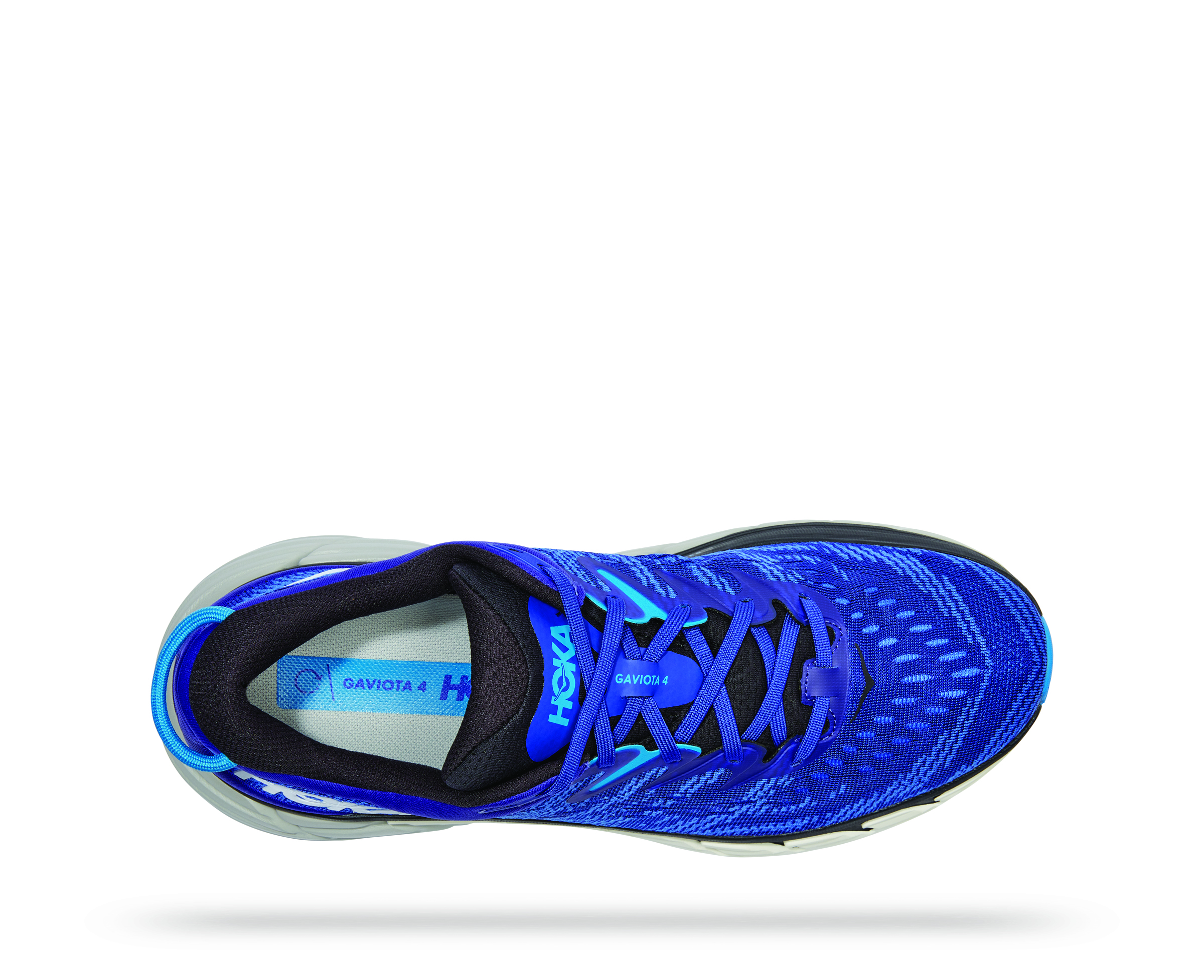 Hoka One One Gaviota 4 Blue Graphite Mens Size 11 Blue White Running Shoes Cut in half: Hoka Gaviota 4 Review | RunRepeat main image 3