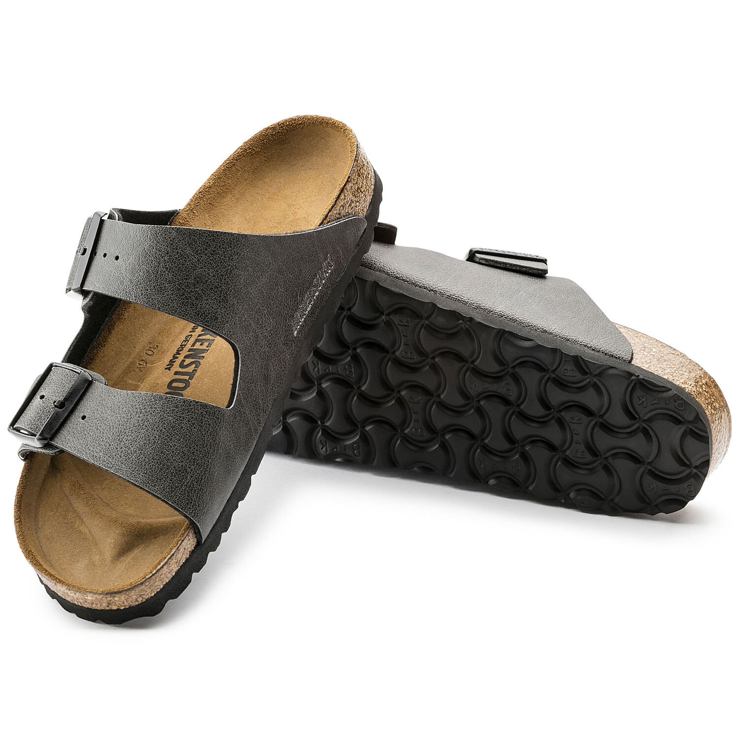 Birkenstock Arizona Anthracite BirkoFlor display picture 3