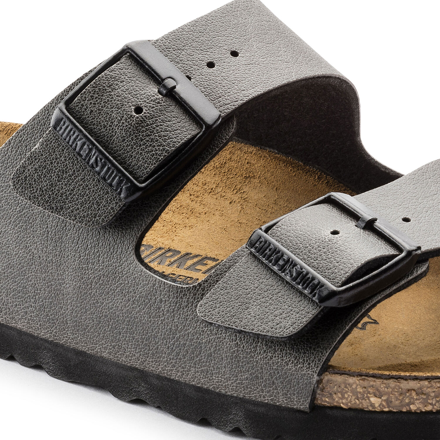 NEW Birkenstock Arizona Anthracite Pull Up Birko Flor Unisex Sandal EU 44 Men 11 Amazon.com: Birkenstock Sandals  main image 4