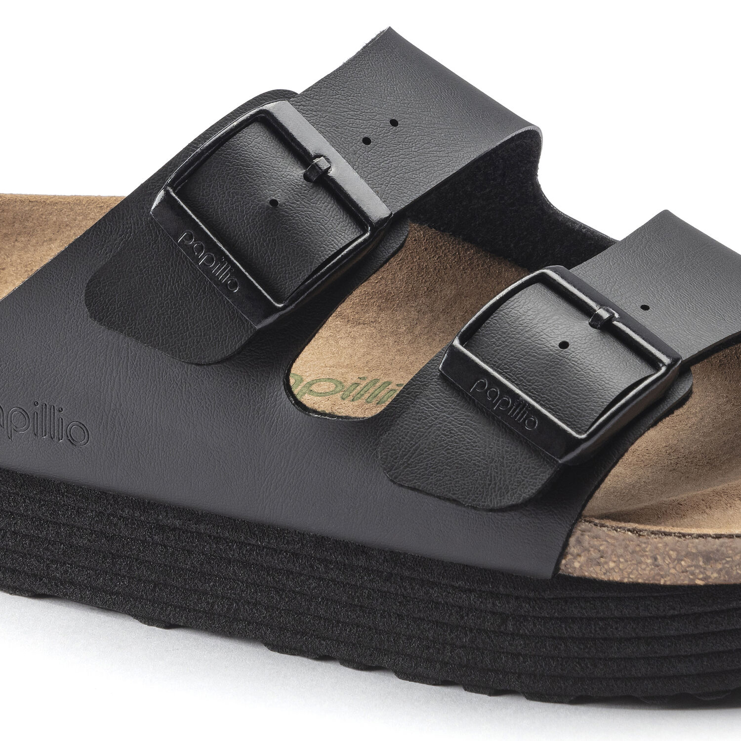 Birkenstock Arizona Platform Vegan Black BirkoFlor