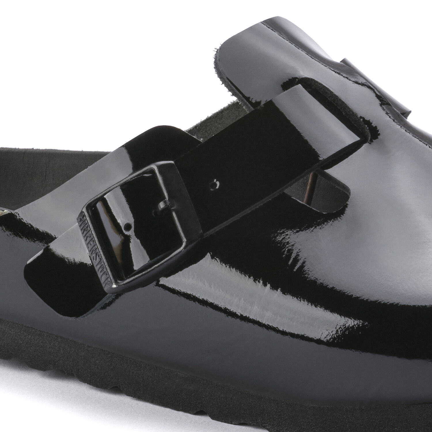 Birkenstock Boston Black Patent Lux