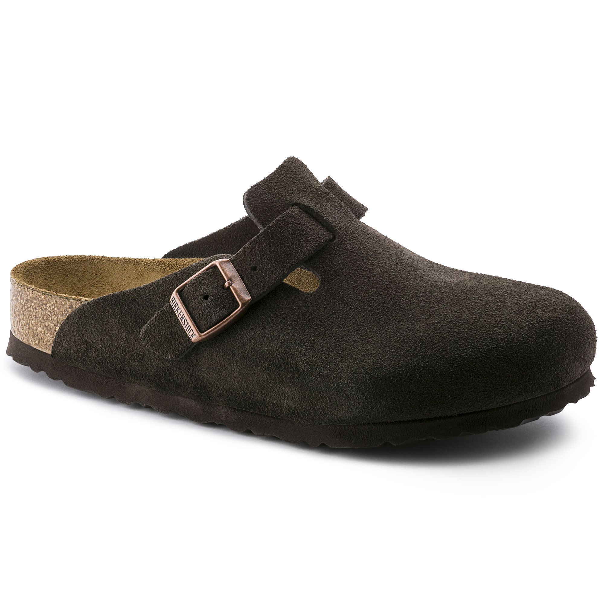 Birkenstock Boston BS モカ Birkenstock Boston Soft Footbed Mocha Suede