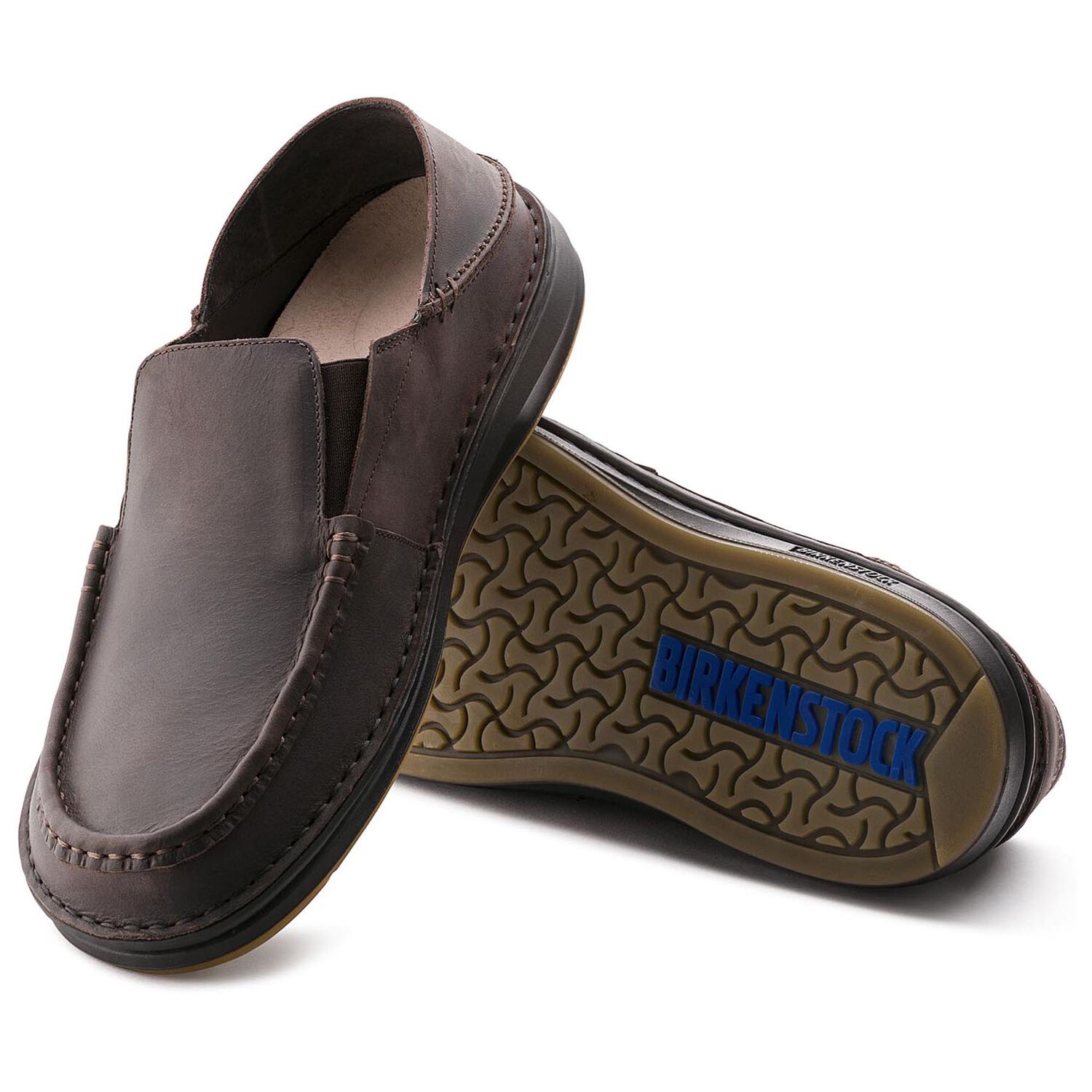 Birkenstock Duma Unisex Moccasins Loafers Mens Sz 8 / Womens‎ 10 Brown Slip On Rare NIB Birkenstock Duma Size 38 Regular/Wide main image 3