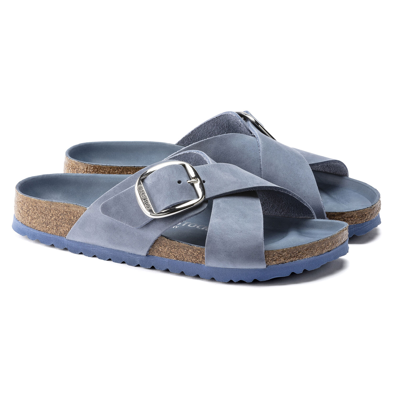 【新品】BIRKENSTOCK/Siena Big Buckle Suede Siena Big Buckle Nubuck Leather Black | BIRKENSTOCK