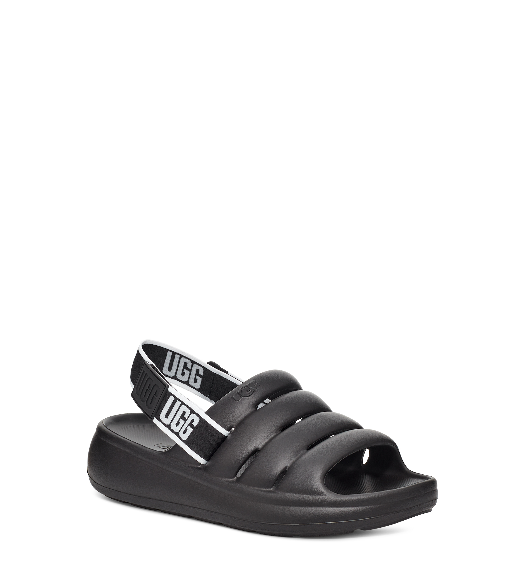UGG Sport Yeah Beach Slides Size 6 Men Slide Slip On Black Athletic Unisex UGG Slide Black Sandals for Men for sale | eBay main image 3
