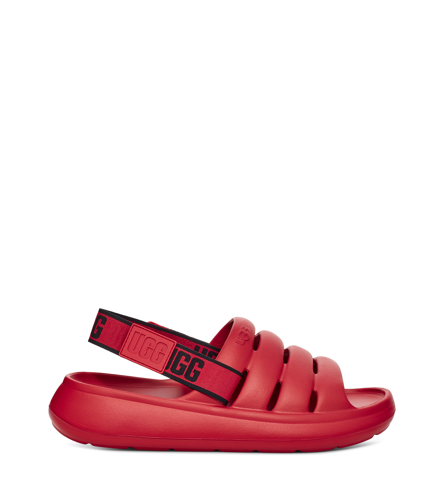 UGG Mens Sport Yeah Slip on Strap Sandals - Red Ugg Sport Yeah - Mens Samba Red main image 2