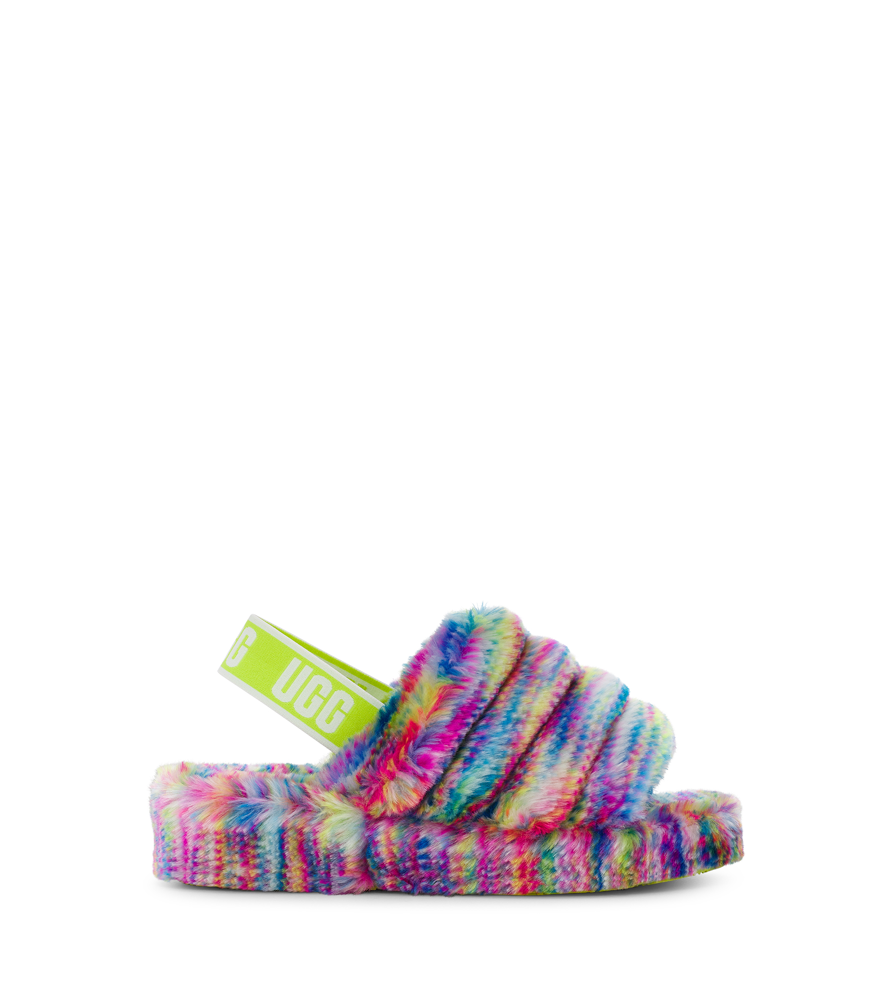 Ugg Fluff Yeah Pixelate White