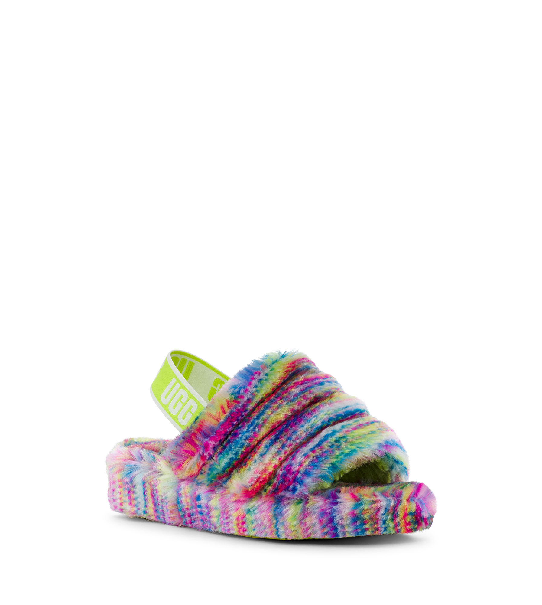 Ugg Fluff Yeah Pixelate White