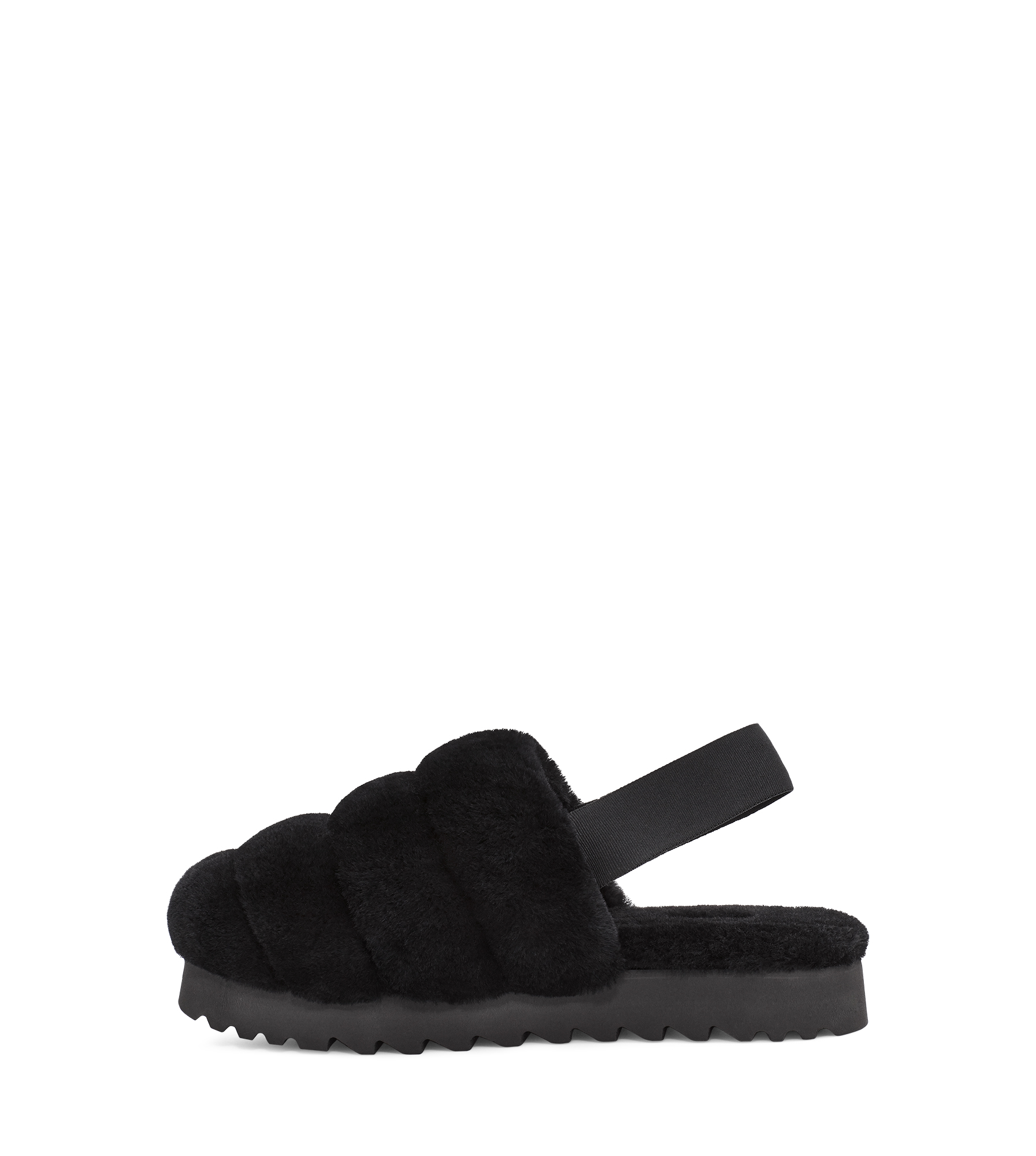 Ugg Super Fluff Slipper Black