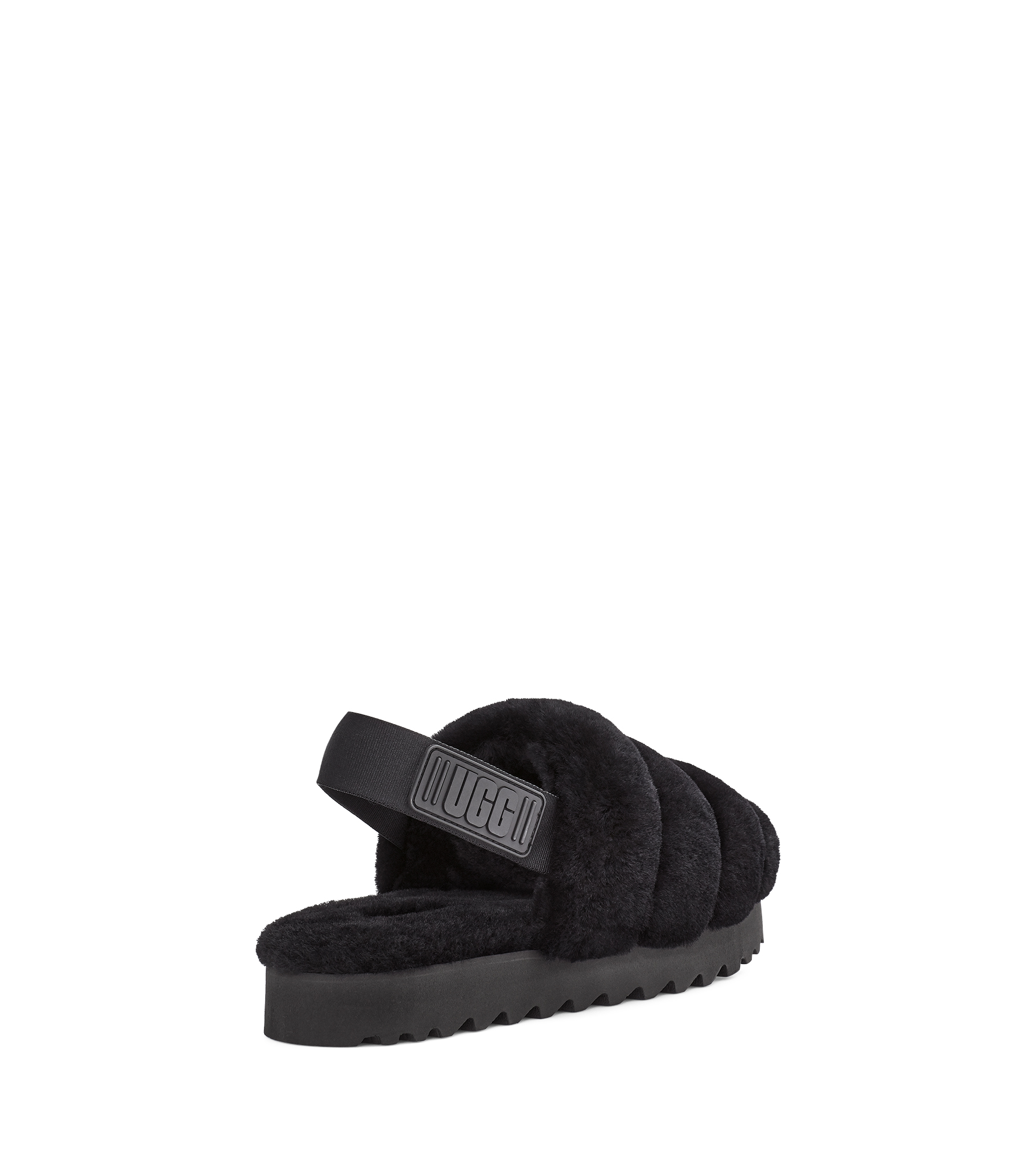 Ugg Super Fluff Slipper Black Ugg Super Fluff Slipper Black