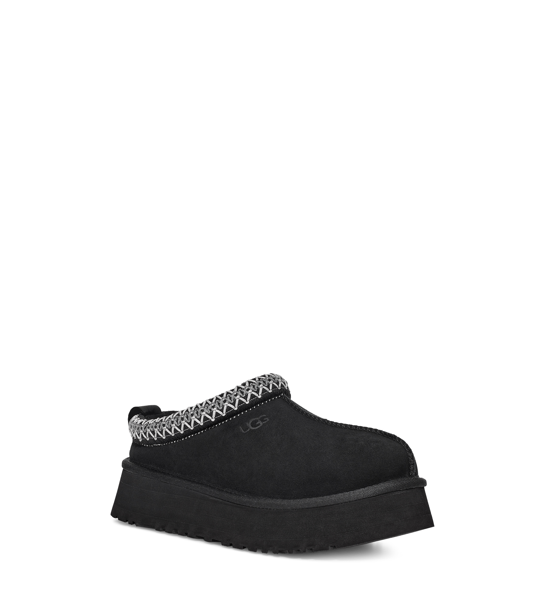UGG® Tazzlita Genuine Shearling Trim Platform Slipper (Women