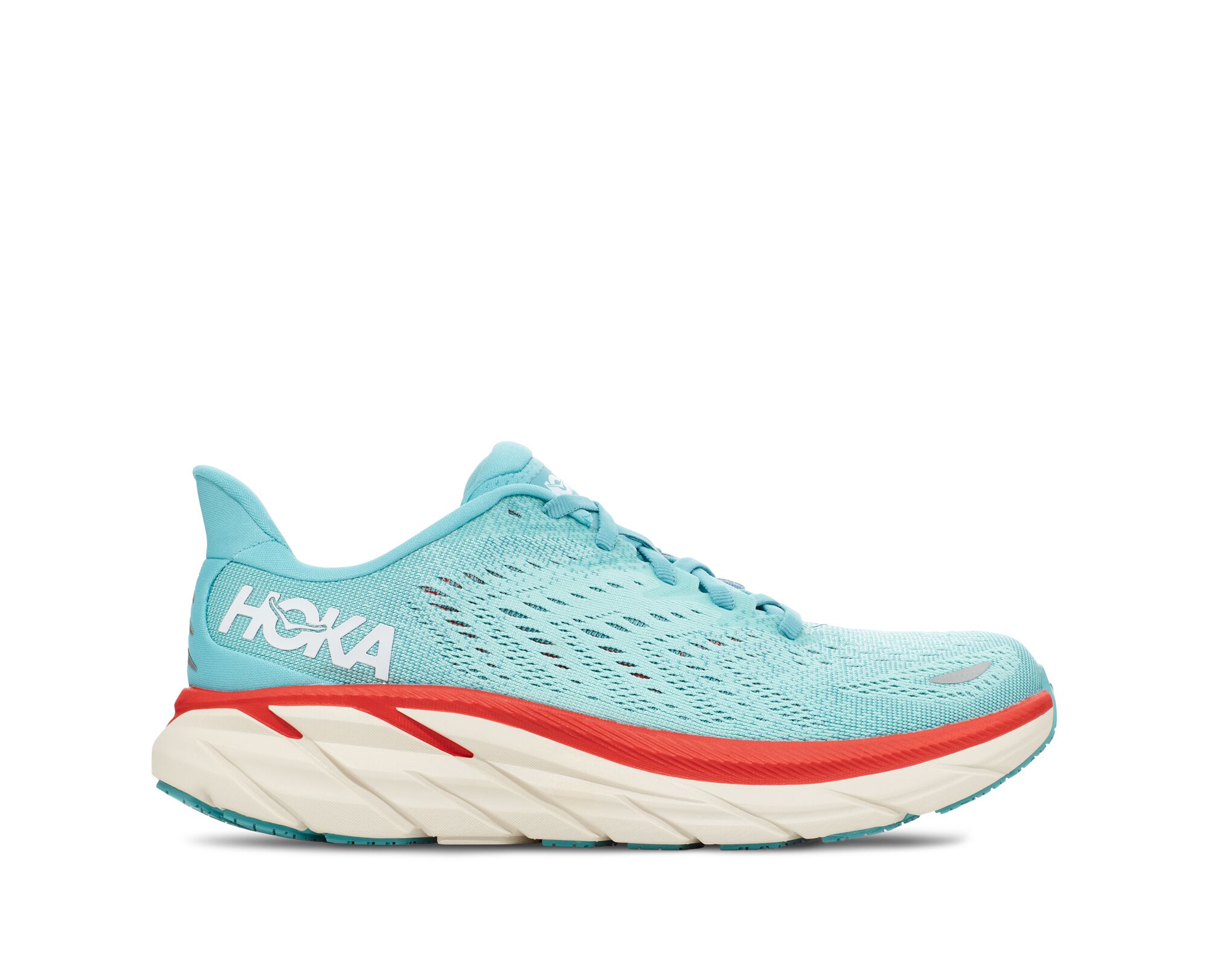 Hoka One One Clifton 8 - Womens Aquarelle/Eggshell Blue