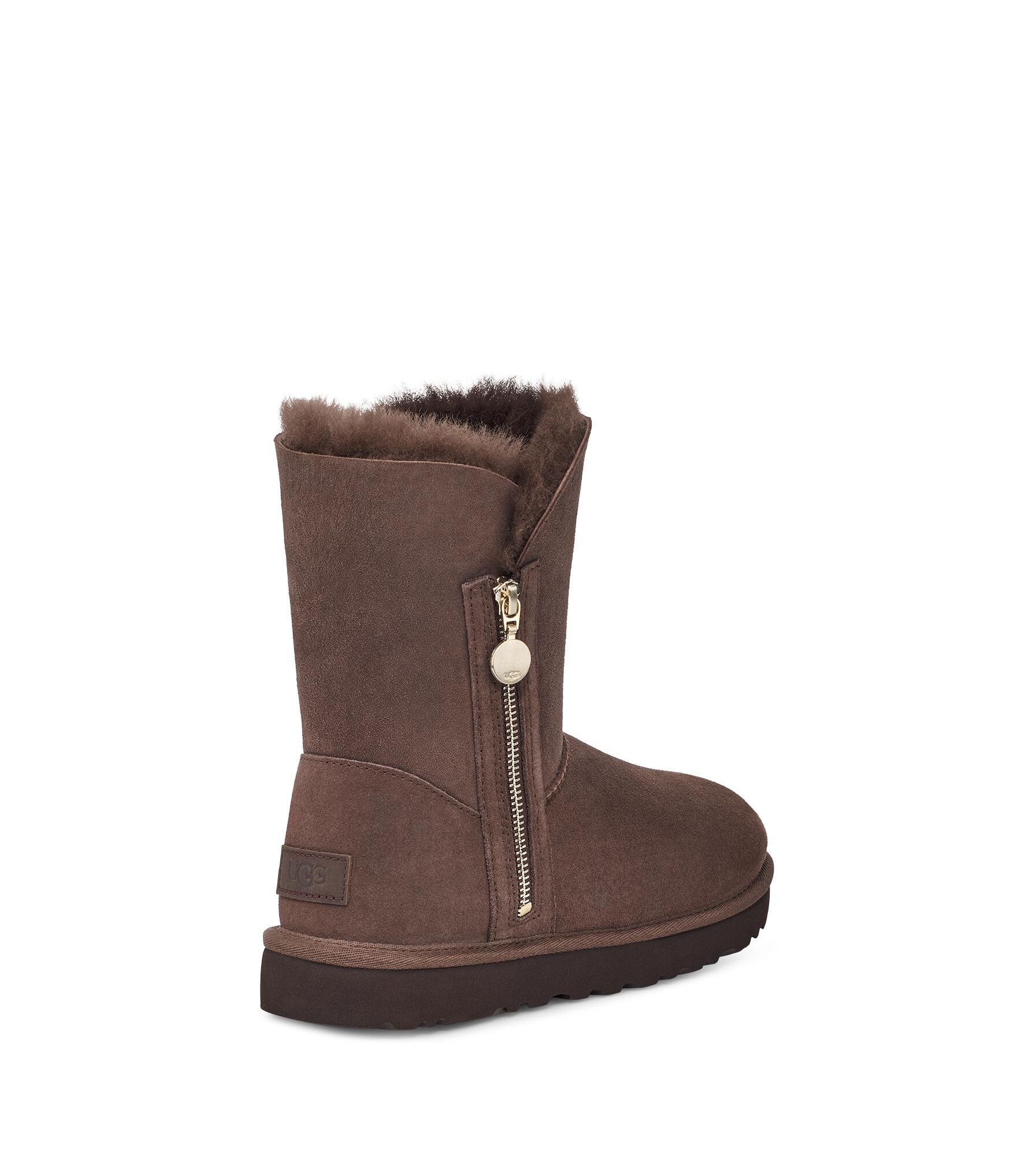 Hickory Bailey Zip Short Ugg Boot Classic Mini Bailey Zip Boots