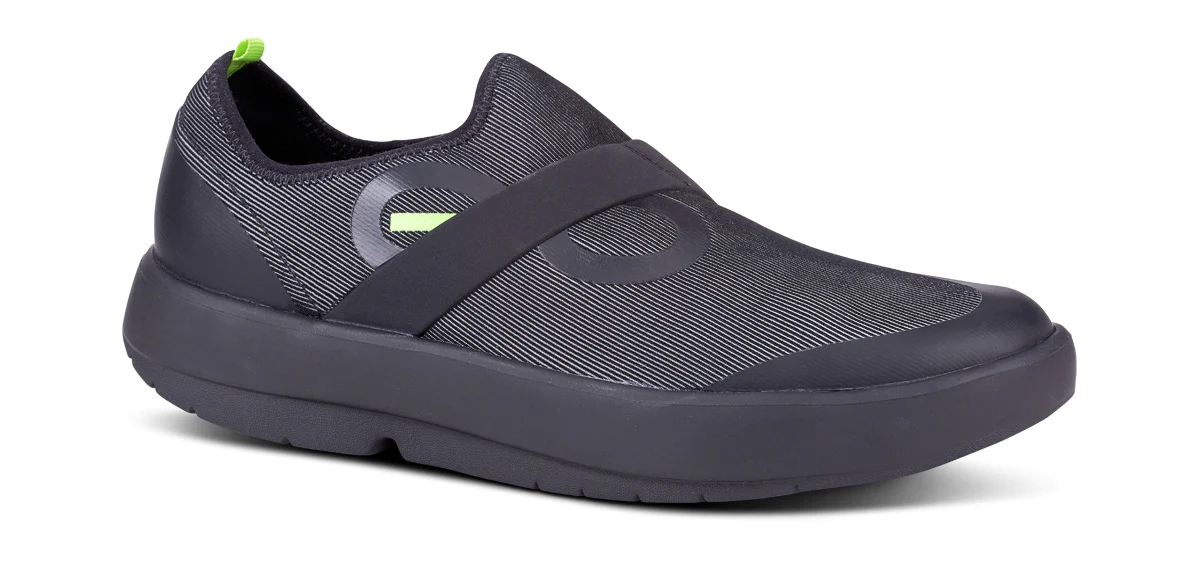 ◆OOFOS◆ 5081 OOMG BLACK FIBRE M OOMG BLACK FIBRE M 176886 Men's OOmg Sport LS Low Shoe - Black – OOFOS