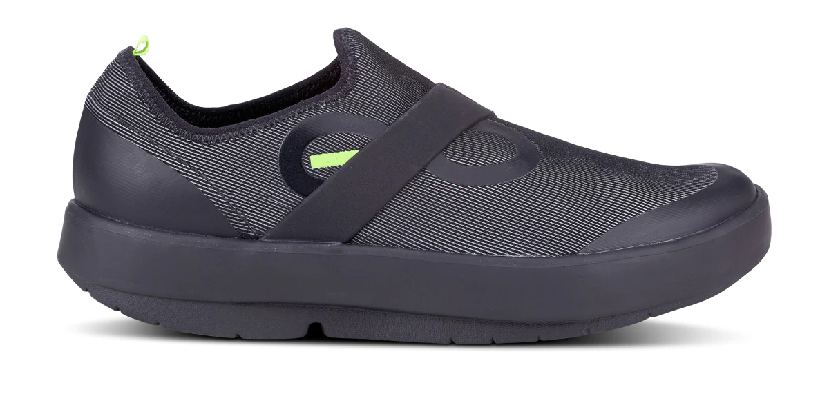 Oofos OOmg Fibre Low - Mens Black/Grey