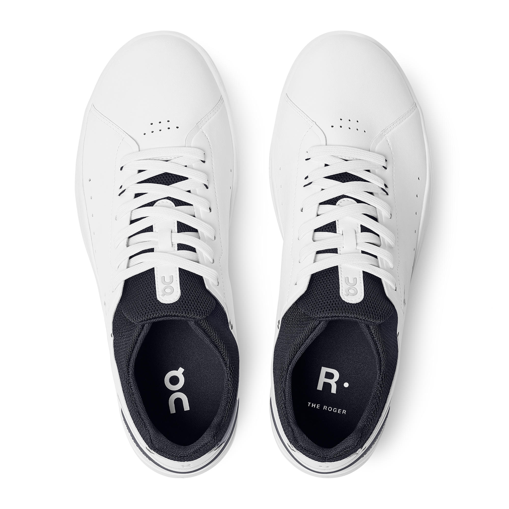 On Running The Roger Advantage - Mens White/Midnight