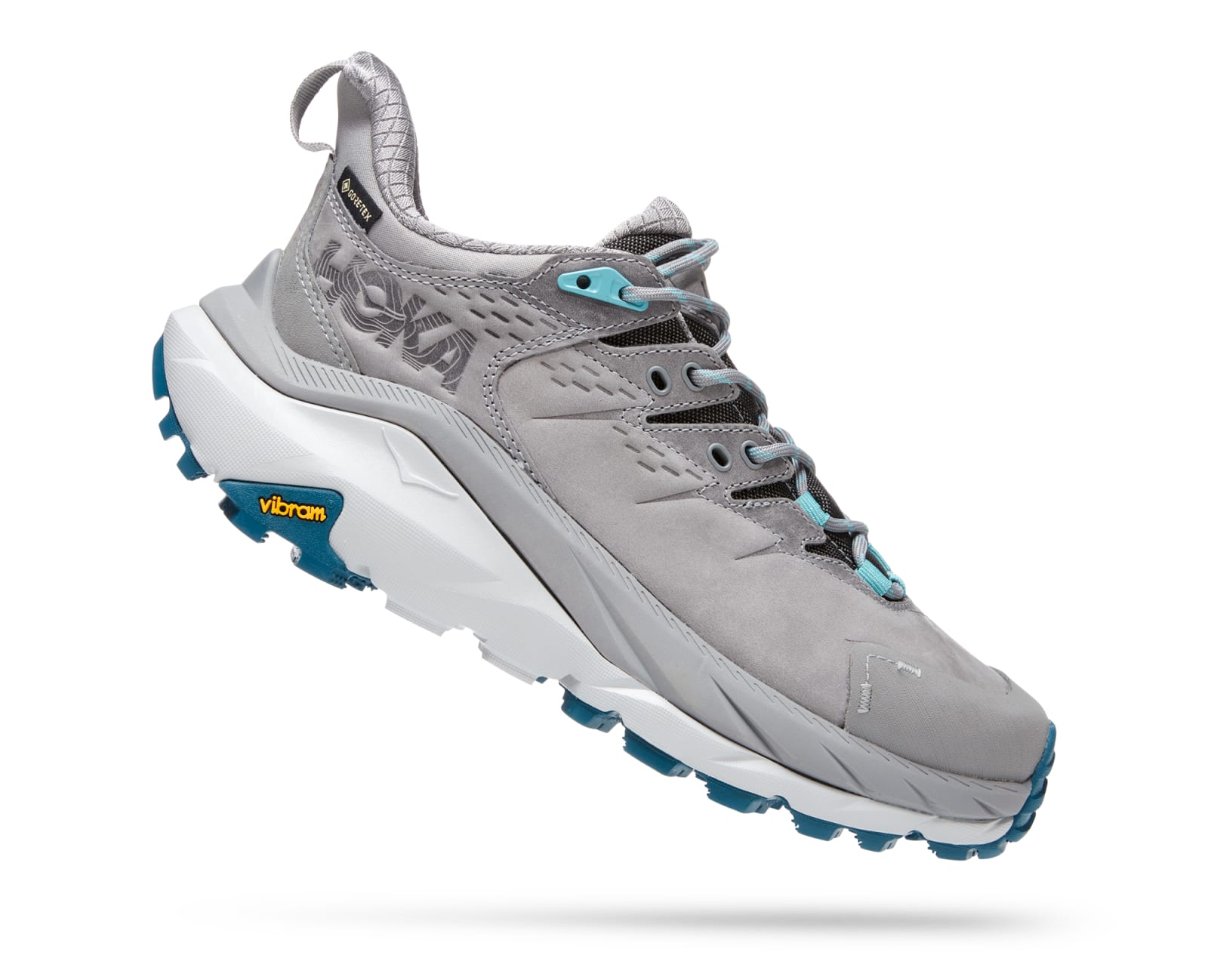 Hoka One One Kaha 2 Low GTX - Womens Sharkskin/Blue Coral