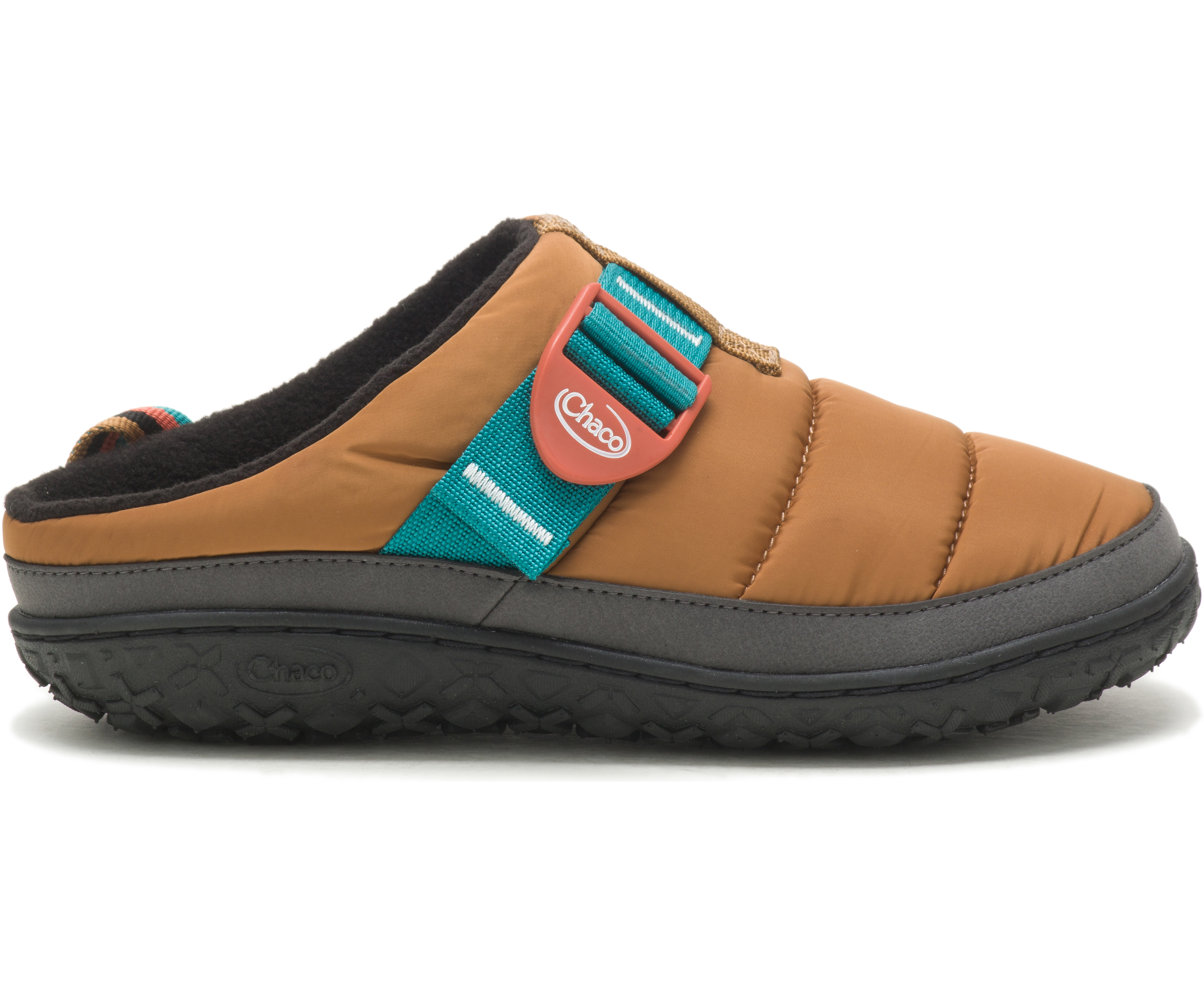 Chaco Ramble Puff Clog - Womens Retro Camel Brown