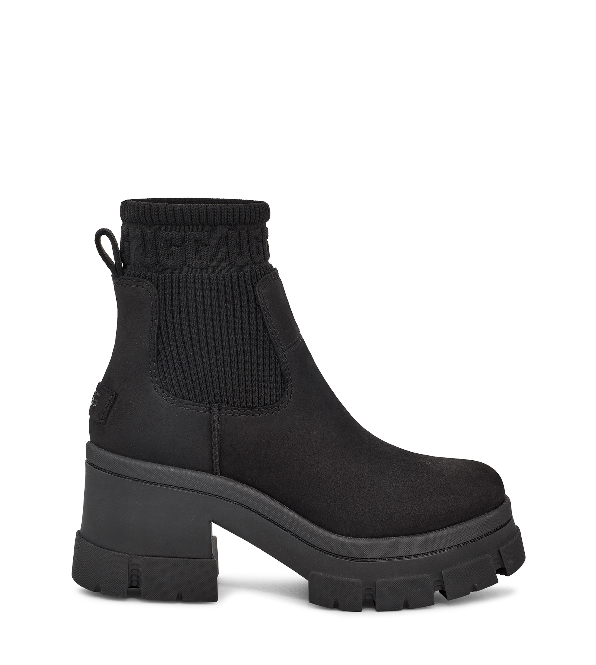 UGG Brooklyn Chelsea ブラック サイドゴアブーツ Ugg Brooklyn Chelsea Black