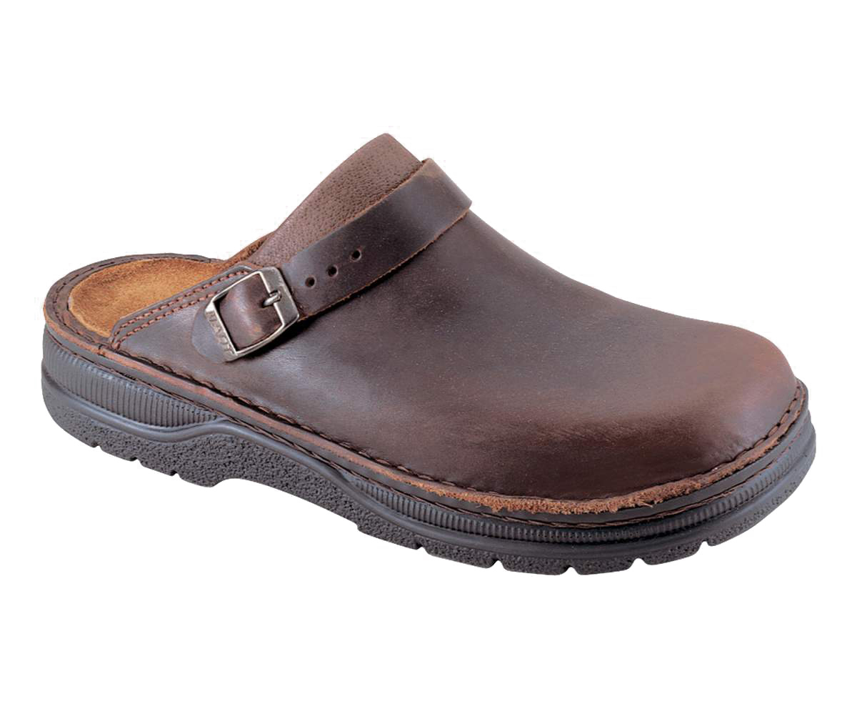 ※ポリ※【naot】 GLACIER Naot Glacier Men's Leather Contouring Cork Footbed Clog