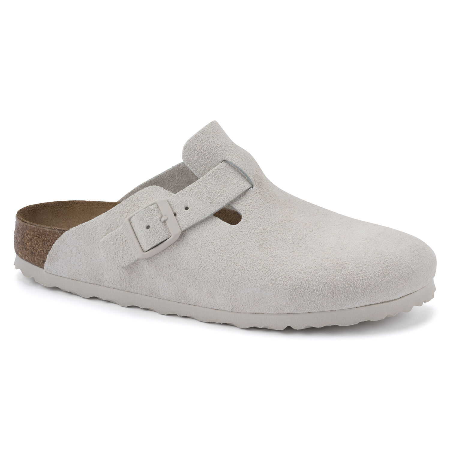 New Birkenstock Boston BS Modern Suede Antique White Size 11
