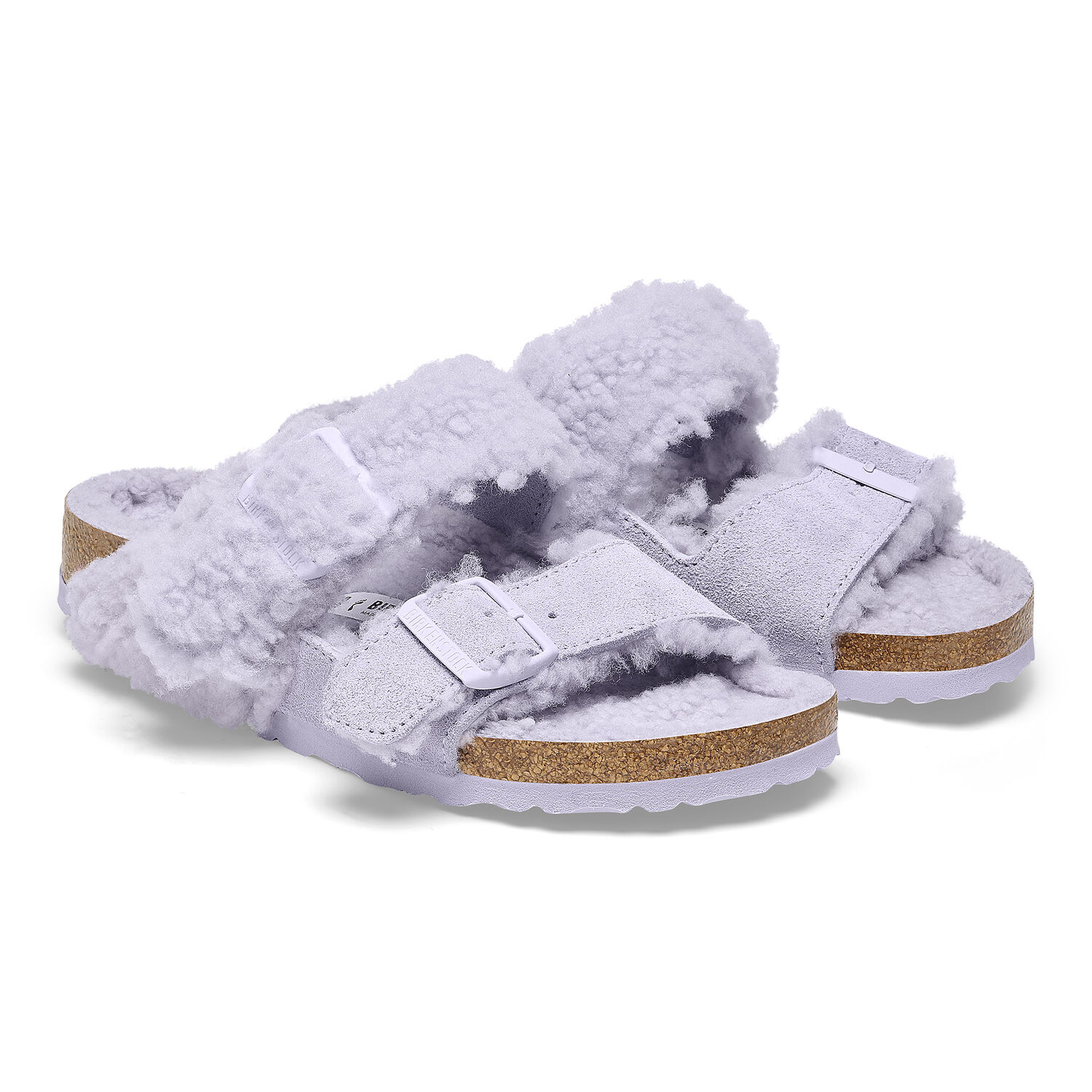 Birkenstock Arizona Teddy Split Purple Fog Suede/Shearling
