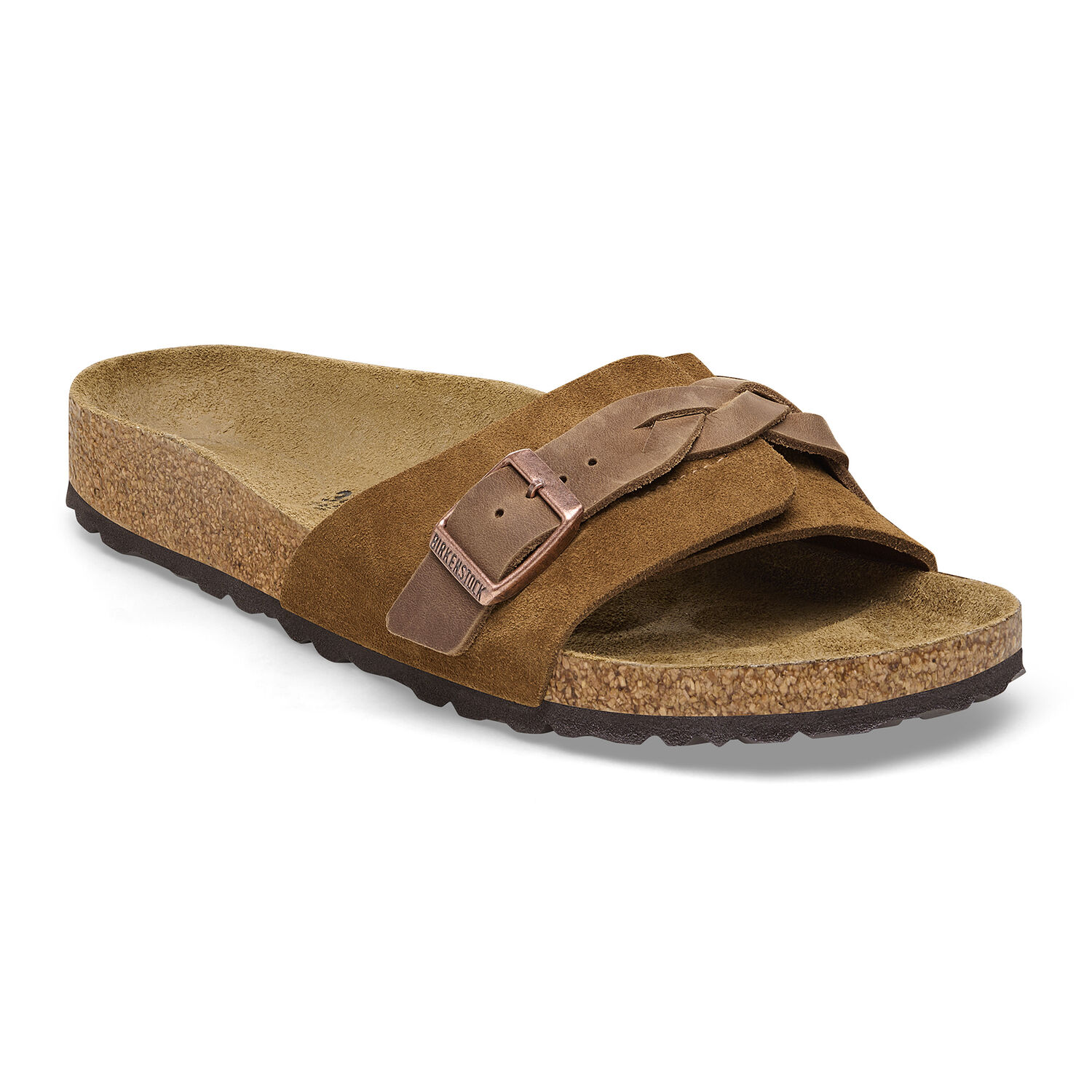 Birkenstock Oita Braided Mink Suede