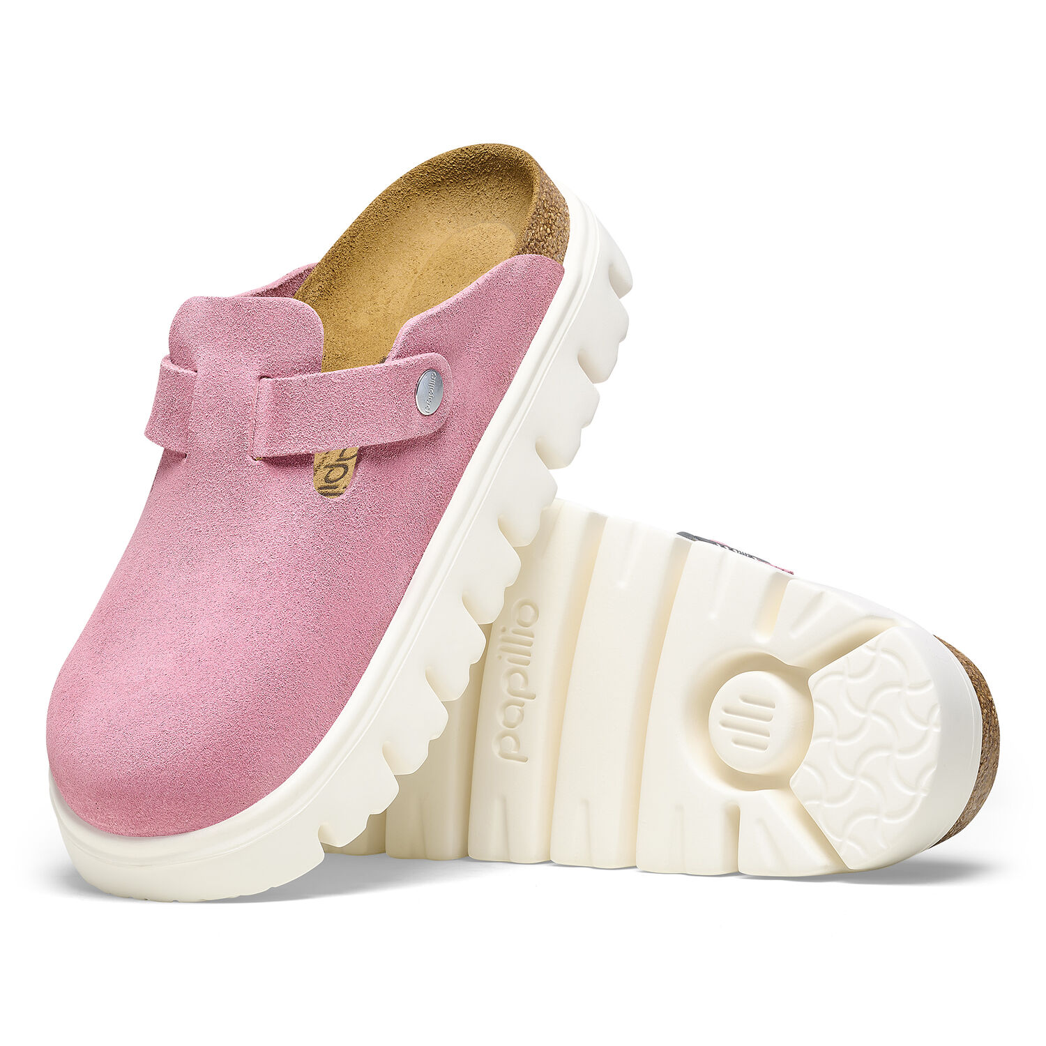 Boston Shearling Suede Leather Fuchsia Tulip | BIRKENSTOCK