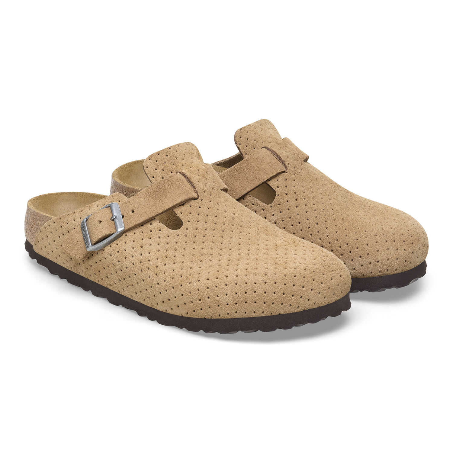 Birkenstock Boston Dotted New Beige Suede