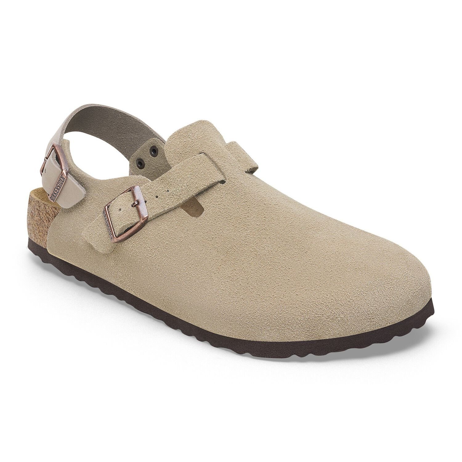 ＜BIRKENSTOCK＞Tokio II Suede Birkenstock - Tokio II Suede Leather Sandal in Taupe – Stoy