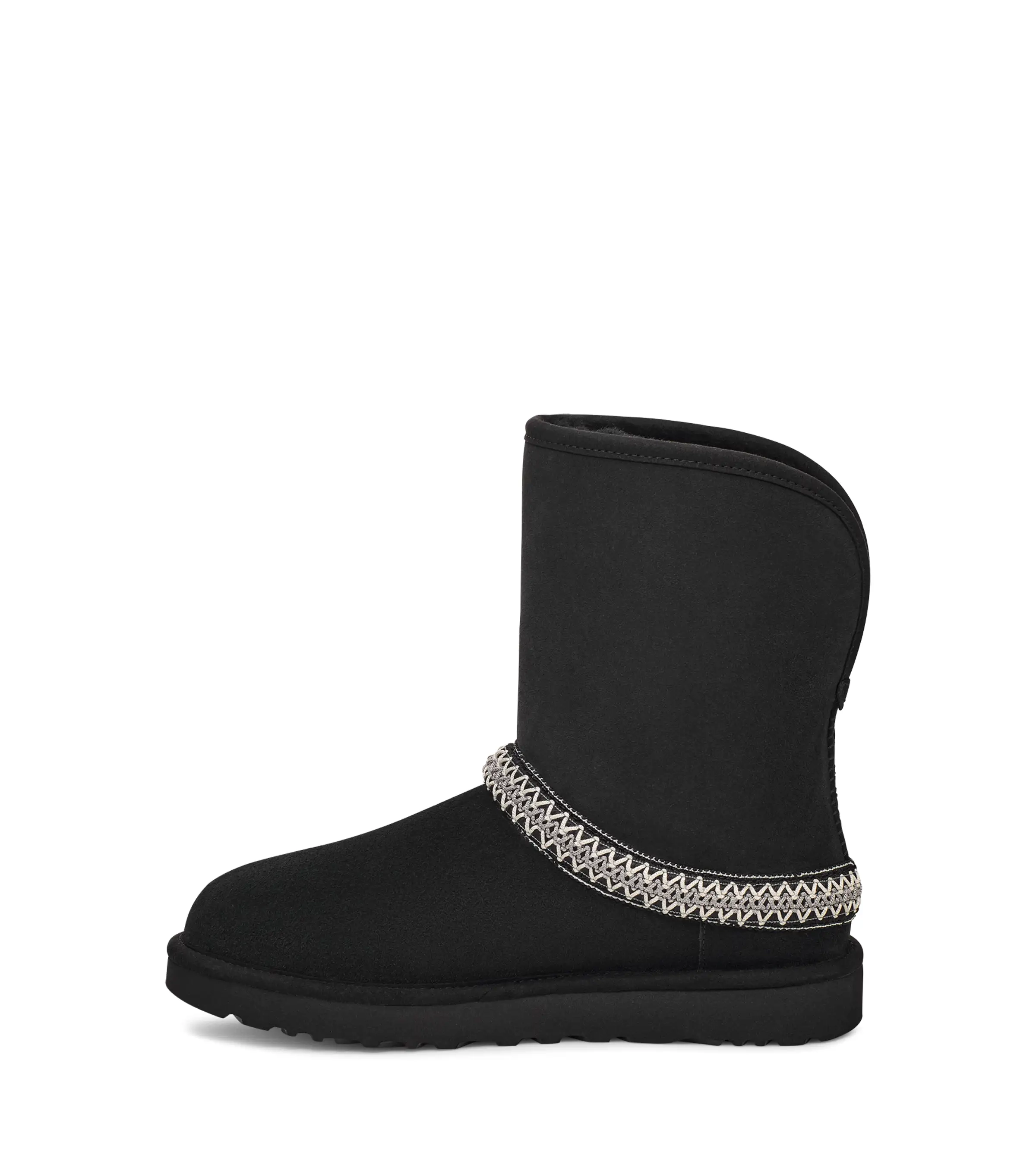 【はこぽす対応商品】 Ugg Classic Short Crescent Black 野菜