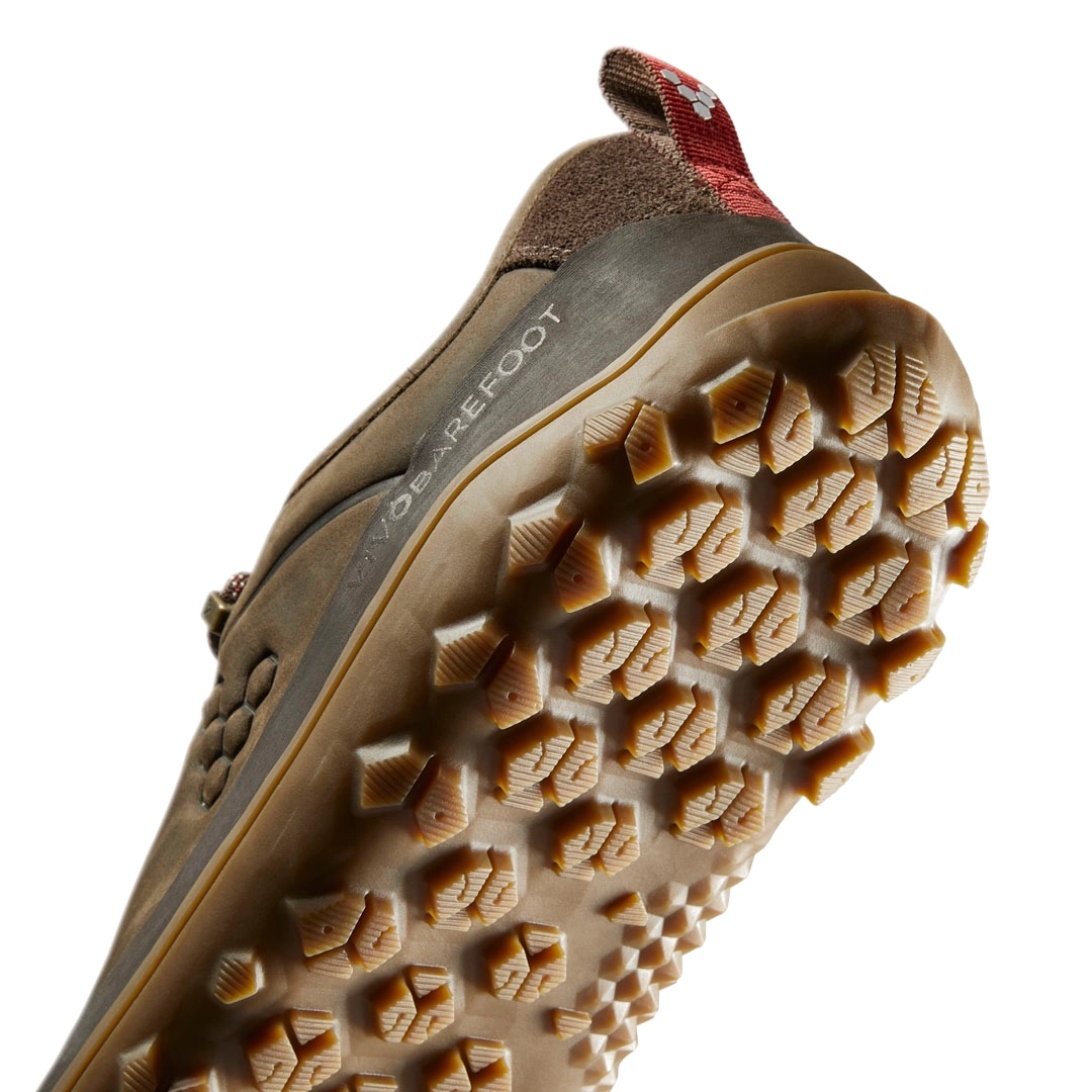 Vivo Barefoot Tracker Leather Low - Mens Bracken