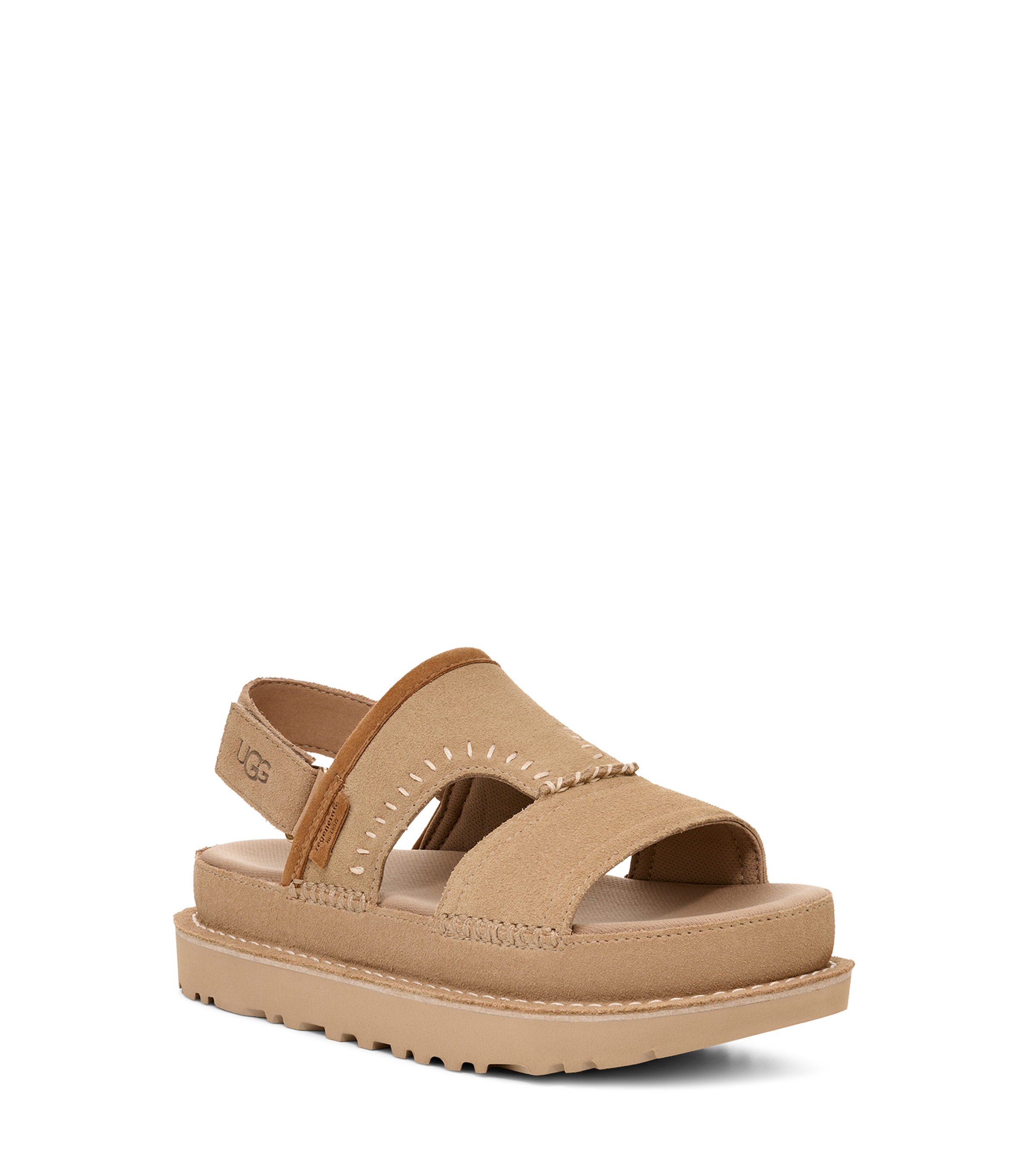 サンダル・ミュール UGG W Goldenstar Regenerate Sandals - UGG - Leather - Beige UGG® Goldenstar Regenerate for Women | UGG®