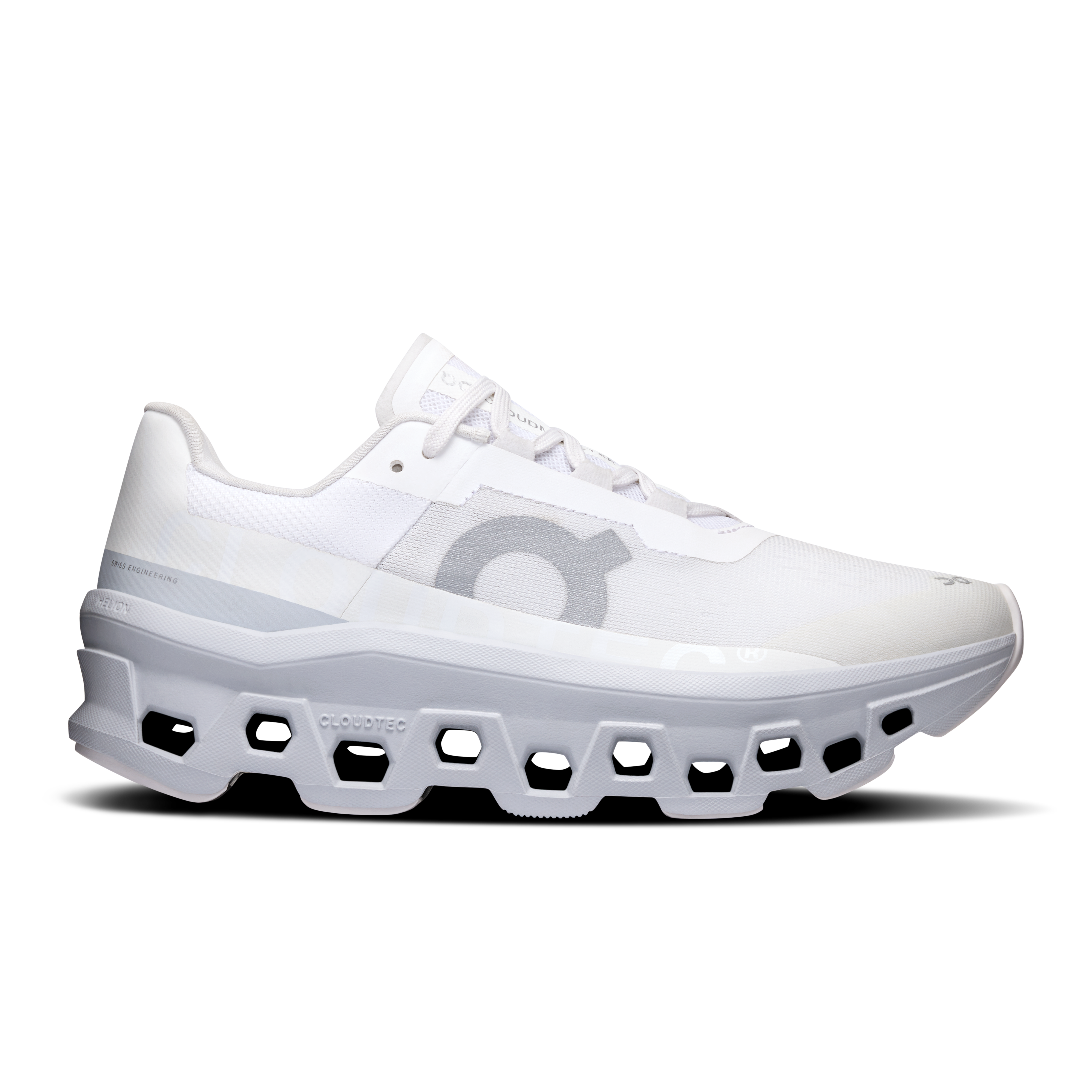 【新品未使用】On Cloudmonster ホワイト 24cm レディース On Running Cloudmonster - Womens White/Glacier