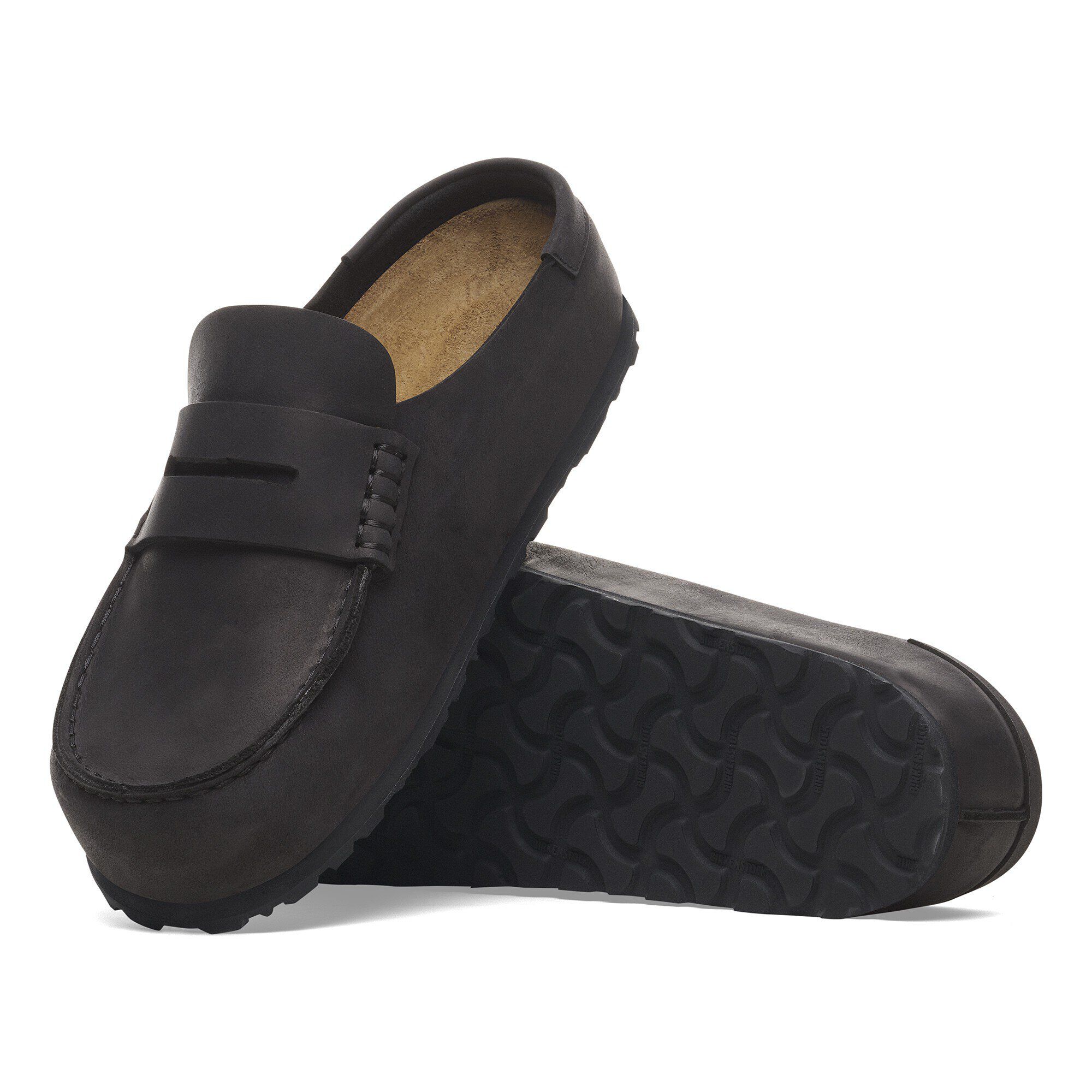 BIRKENSTOCK NAPLES ブラック 41 Naples Wrapped Oiled Leather in Color Black | BIRKENSTOCK US