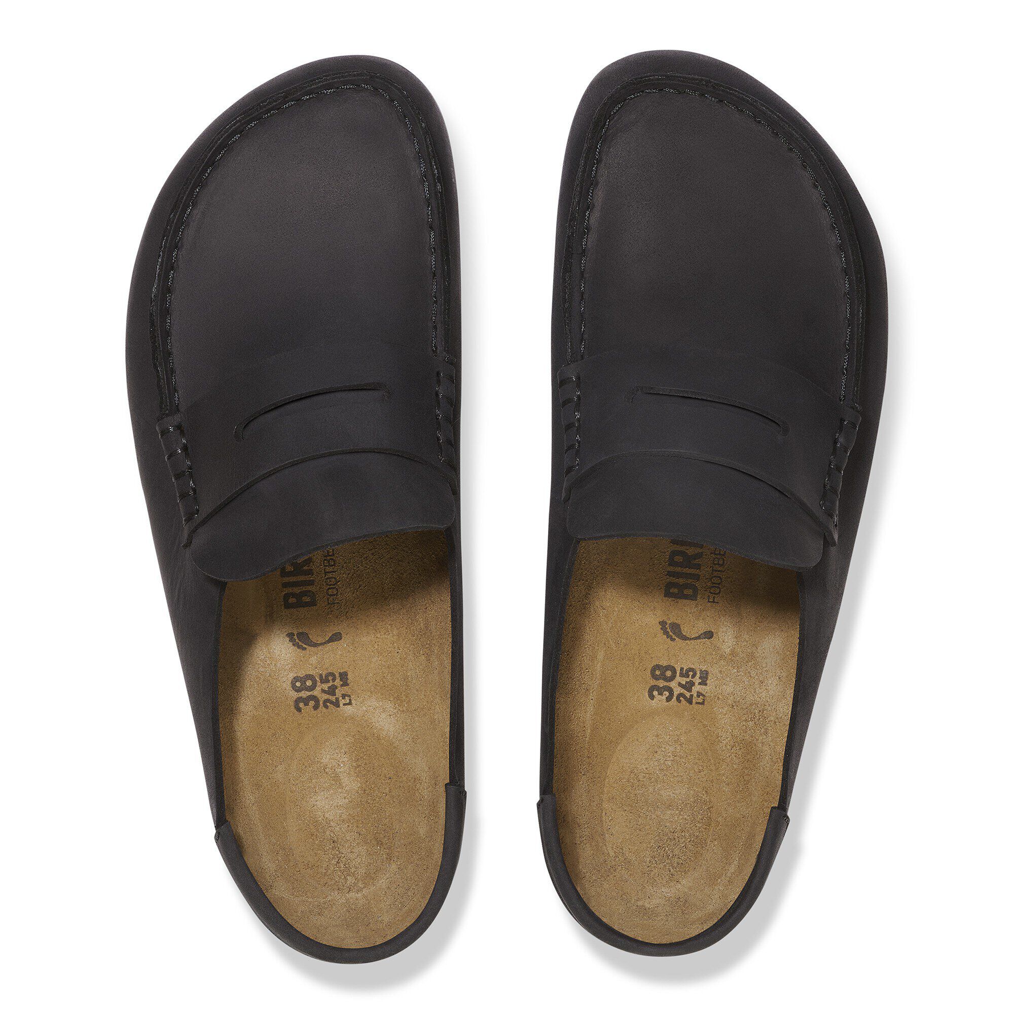 Birkenstock Naples Wrapped Black Oiled