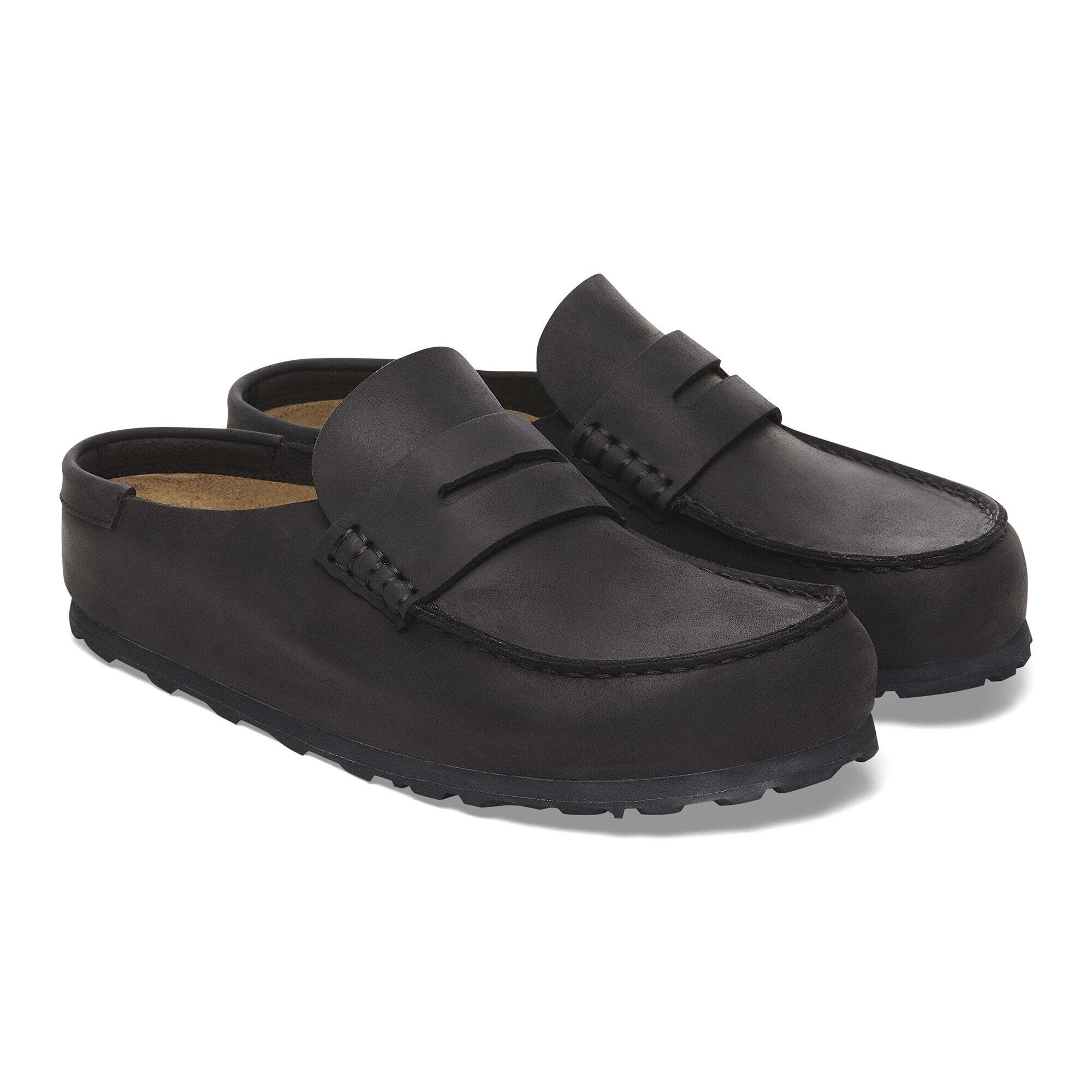 Birkenstock Naples Wrapped Black Oiled