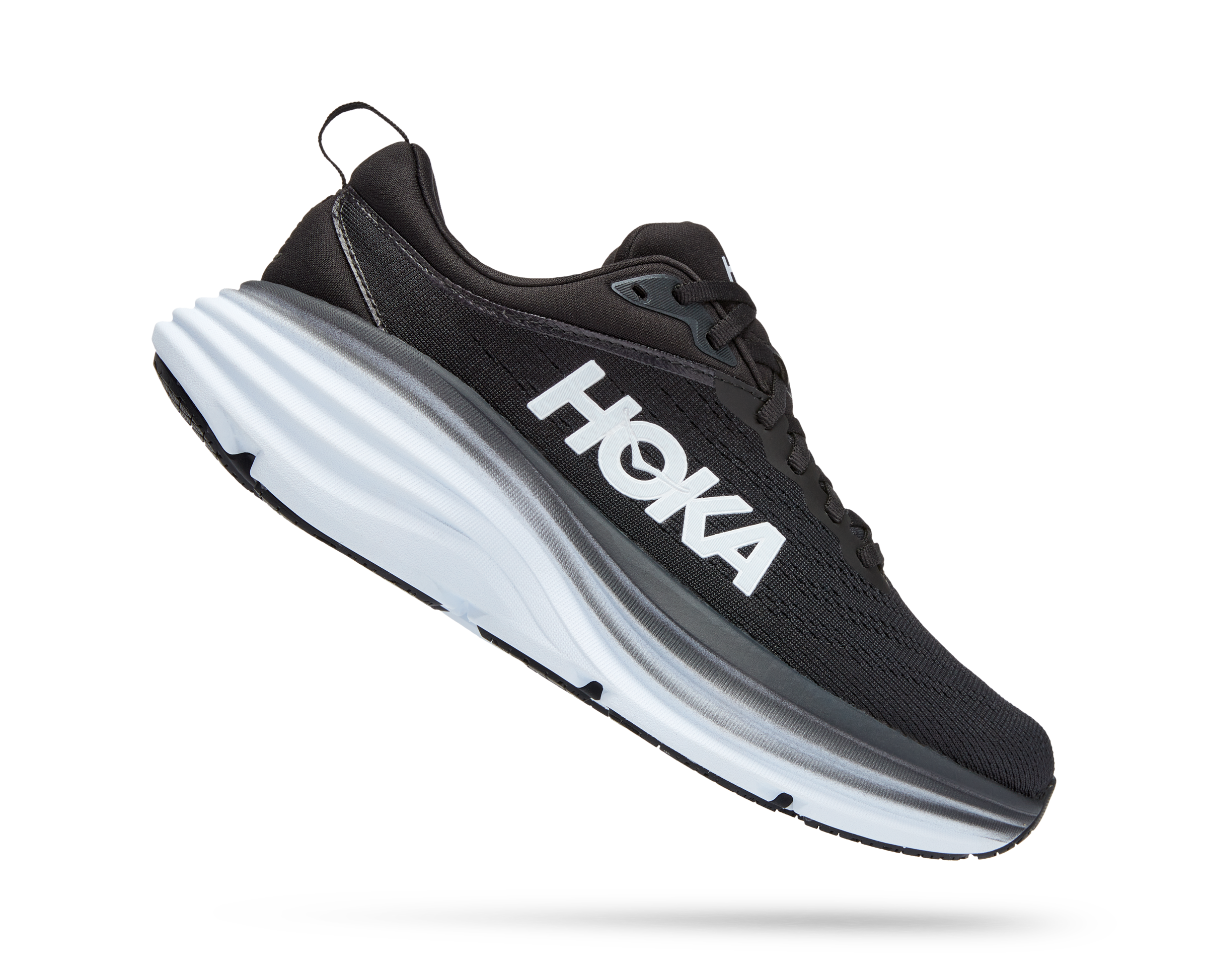 HOKA ボンダイ8 28cm HOKA BONDI 8 TS CAGED BLACK / BLACK（ホカ ボンダイ 8 TS