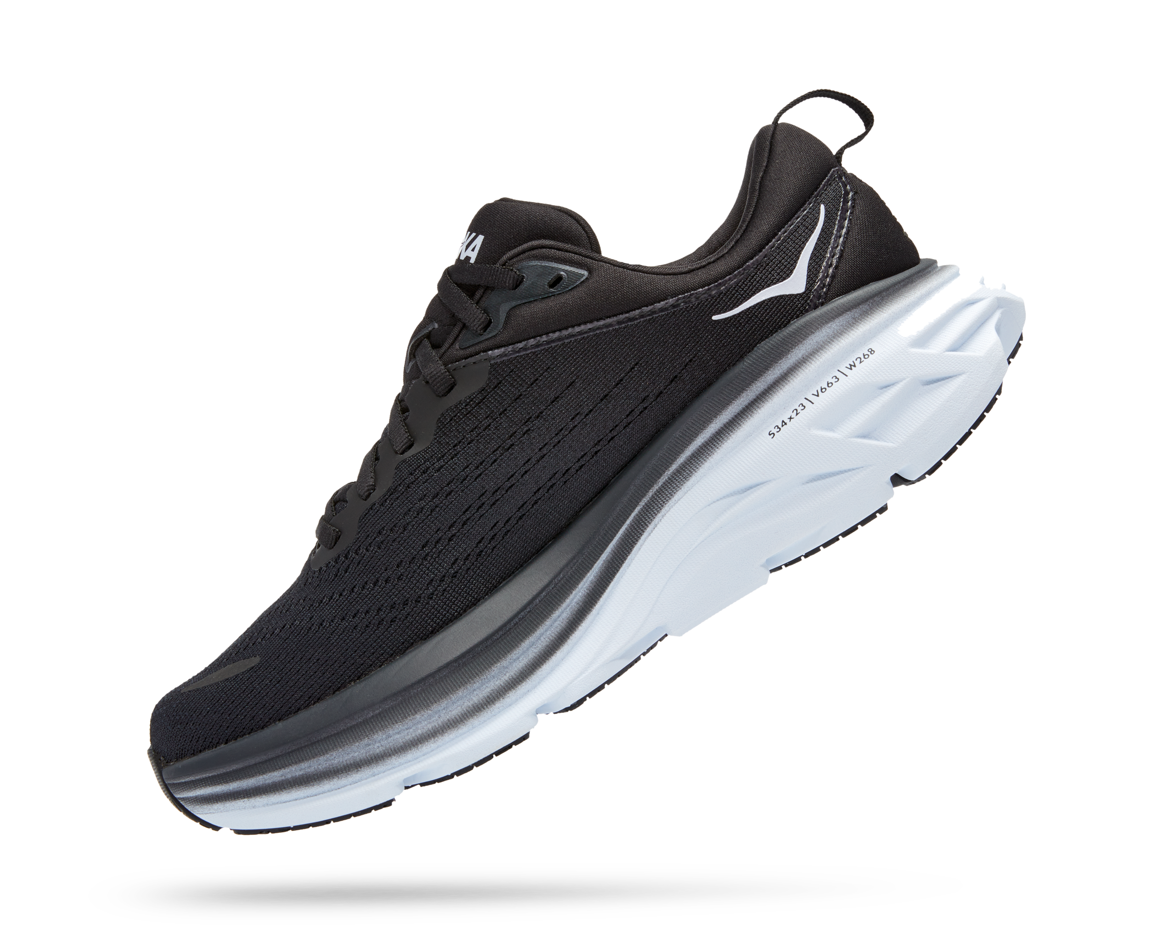 Amazon.com | Hoka Women's Bondi 8 Sneaker, Black/Black, 6.5