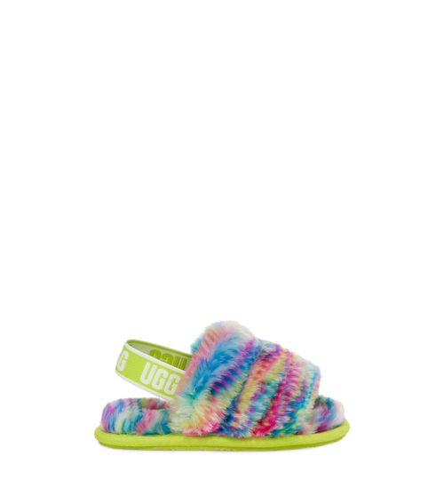 【人気沸騰】 Pixelate Yeah Fluff Ugg - White Toddlers サンダル