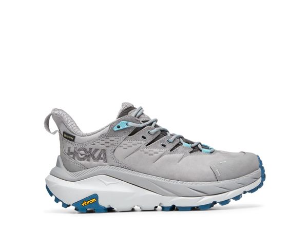 Hoka One One Kaha 2 Low GTX - Womens Sharkskin/Blue Coral