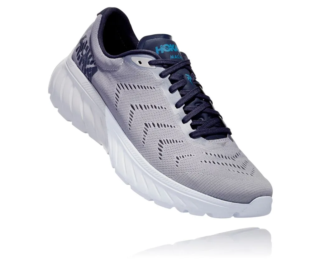 Hoka One One Mach 2 Mens Drizzle Storm Blue