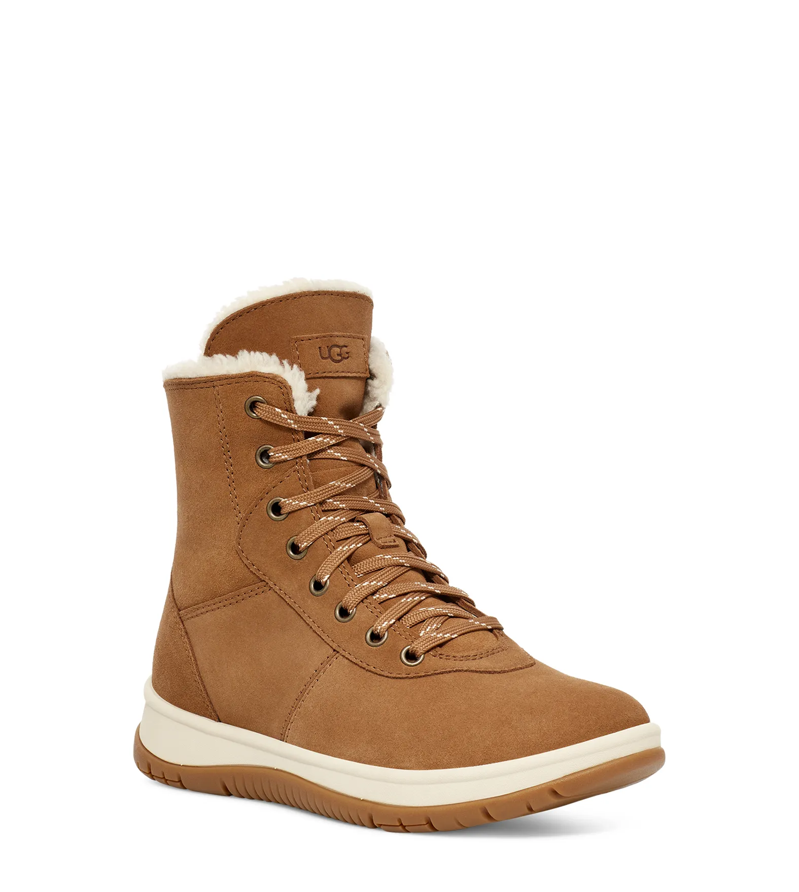 Ugg Lakesider Mid Lace Up Chestnut