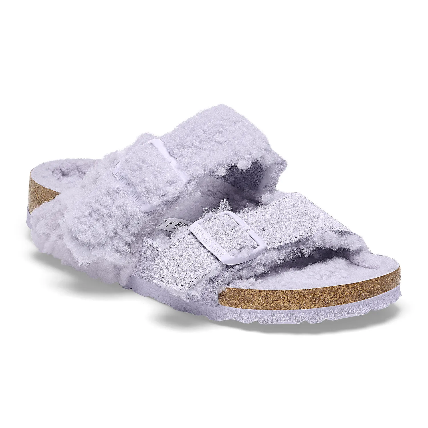 Birkenstock Arizona Teddy Split Purple Fog Suede/Shearling